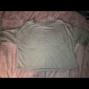 Divided cropped shirt size S